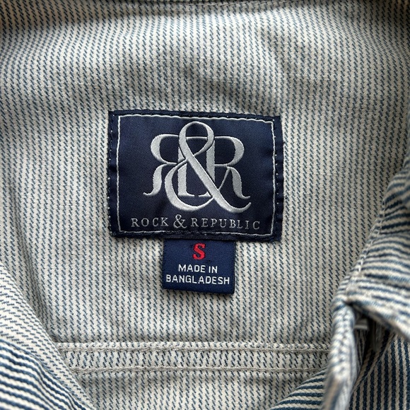 Rock & Republic Denim Vest Size Small - Picture 4 of 9